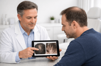 Hair restoration consultation about FUE and FUT options