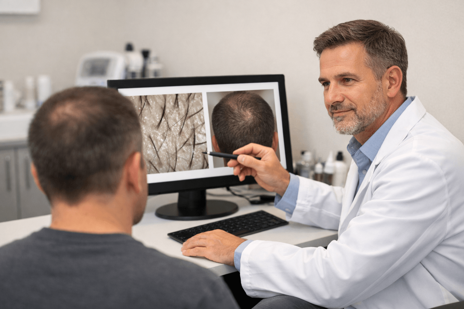 Hair restoration consultation for transplant revision