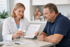 Clinician reviewing medicines with a bariatric surgery patient