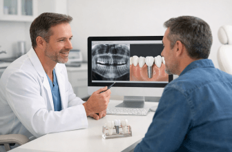 Dental implant consultation with digital treatment planning